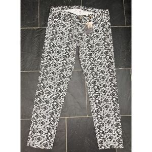 NWT Hart denim with fun black print sz 31